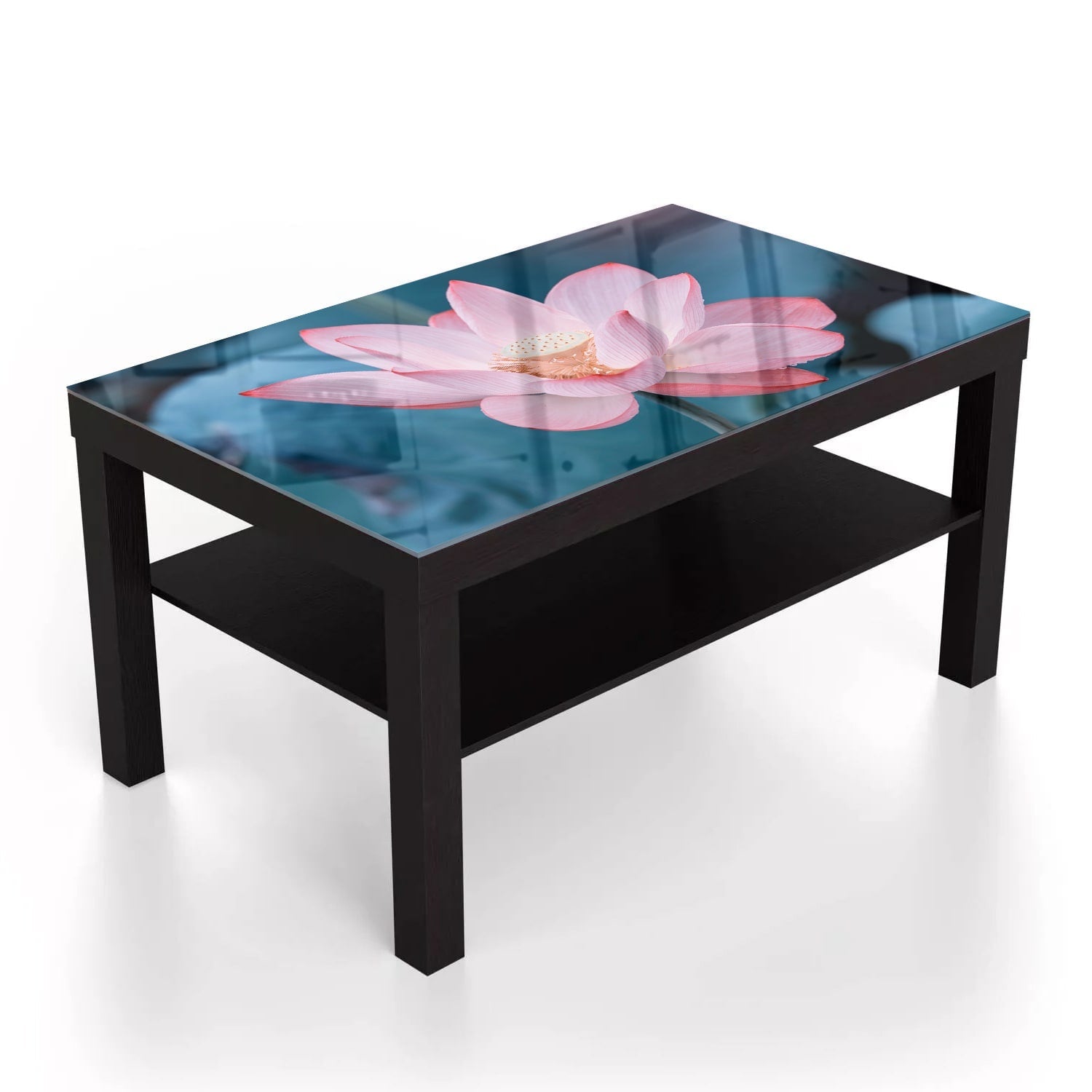 Salontafel 90x55 - Gehard Glas - Lotus Bloem