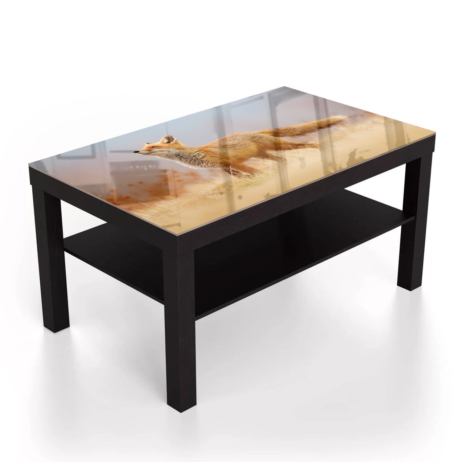 Salontafel 90x55 - Gehard Glas - Rode Vos