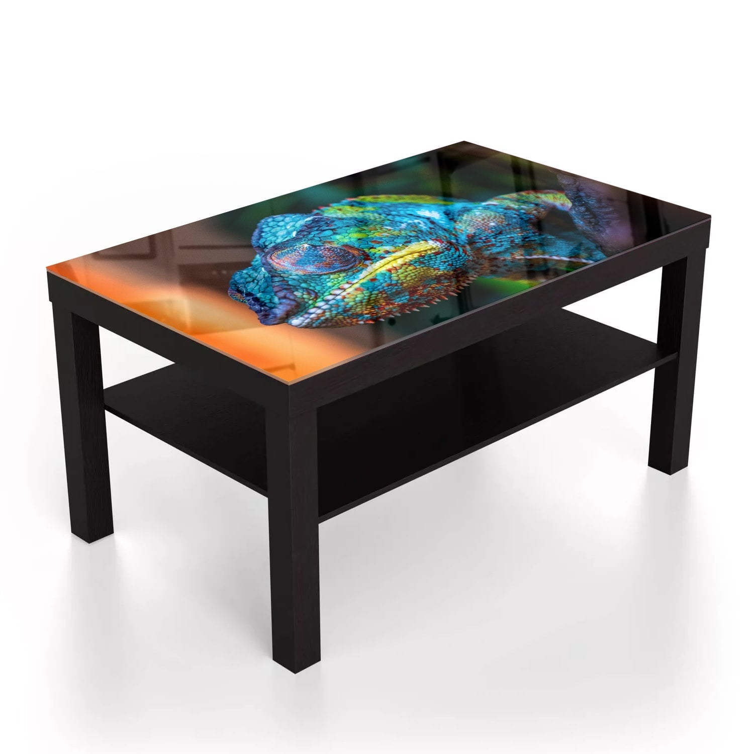 Salontafel 90x55 - Gehard Glas - Gekleurde Kameleon