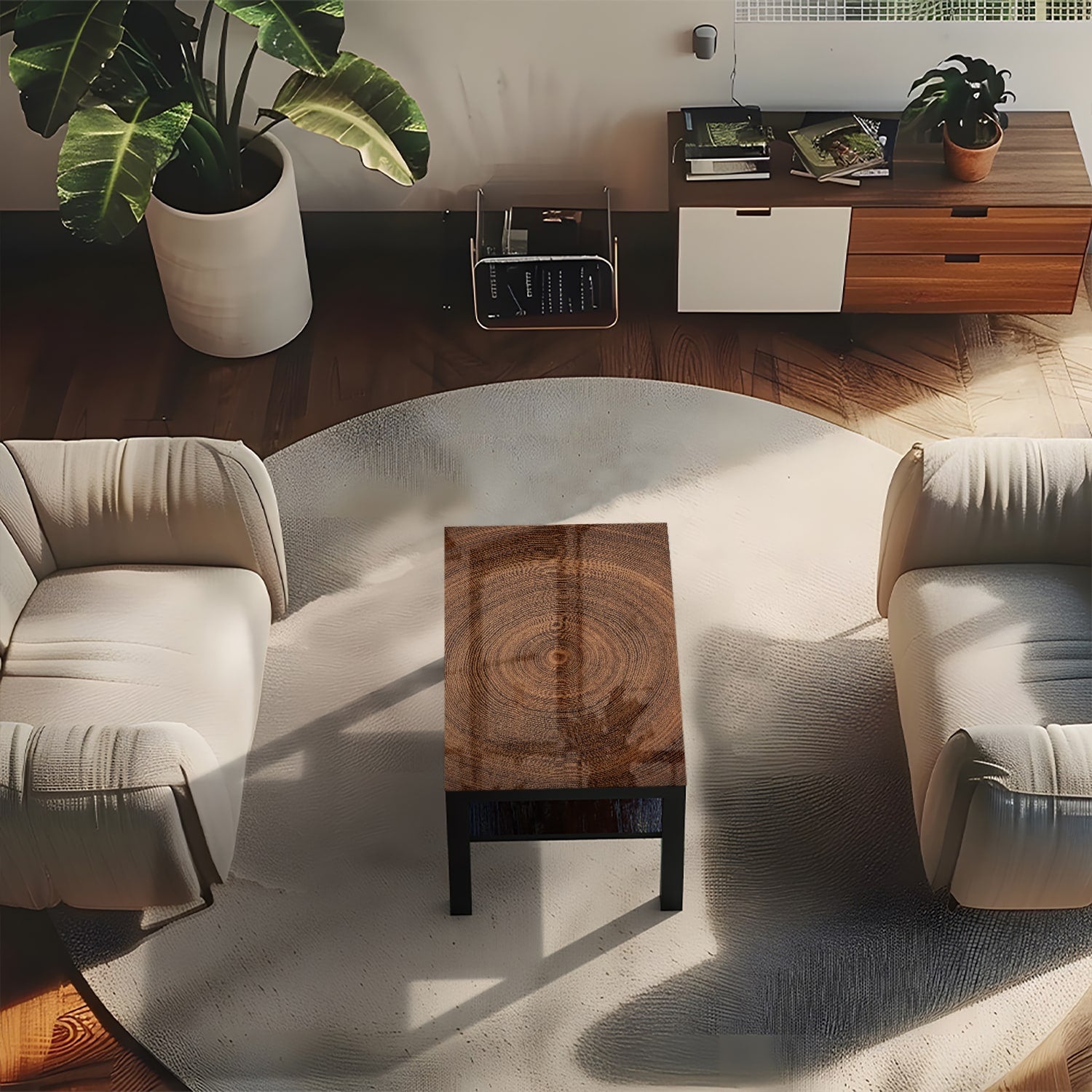 Salontafel 90x55 - Gehard Glas - Boomringen
