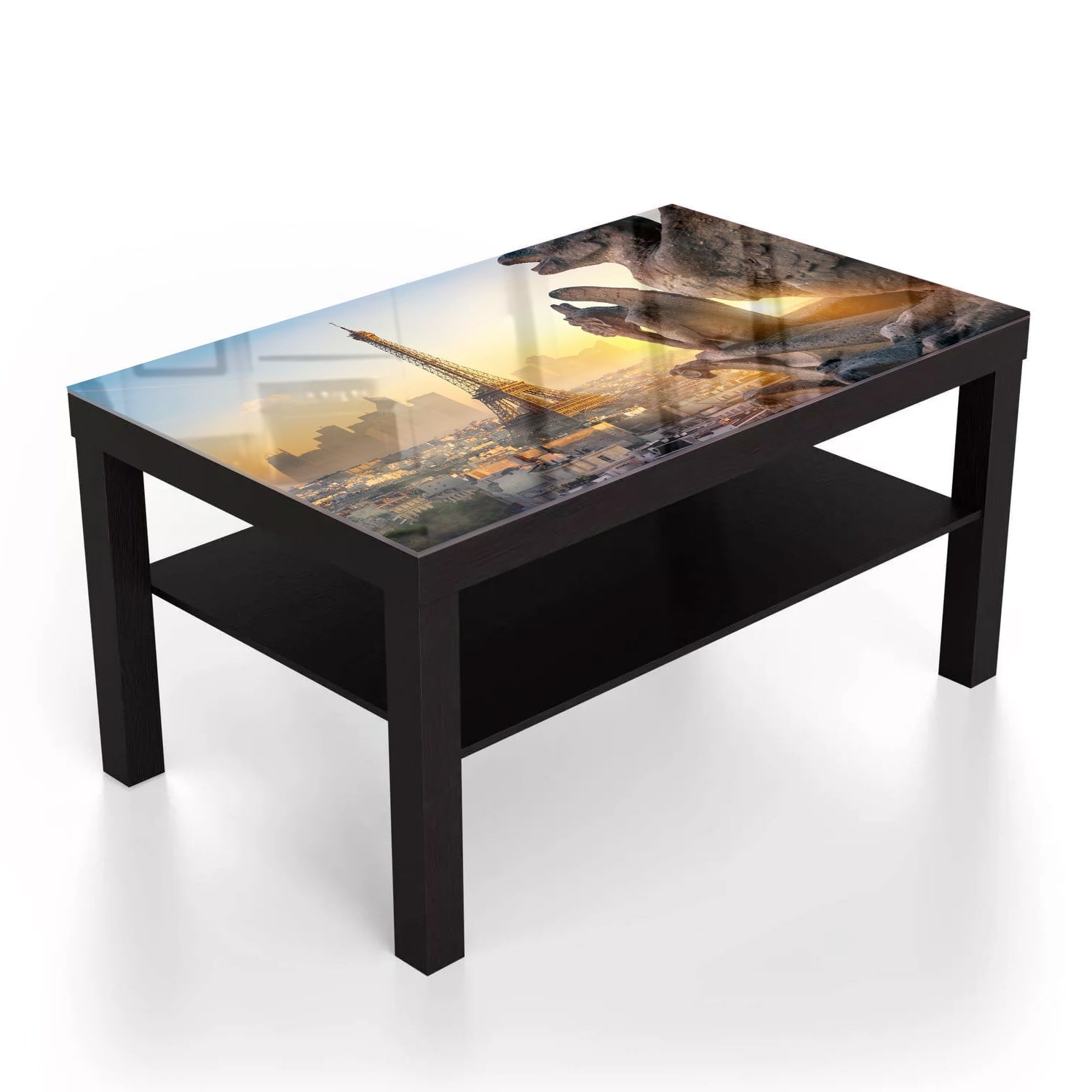 Salontafel 90x55 - Gehard Glas - Eiffeltoren en Chimera