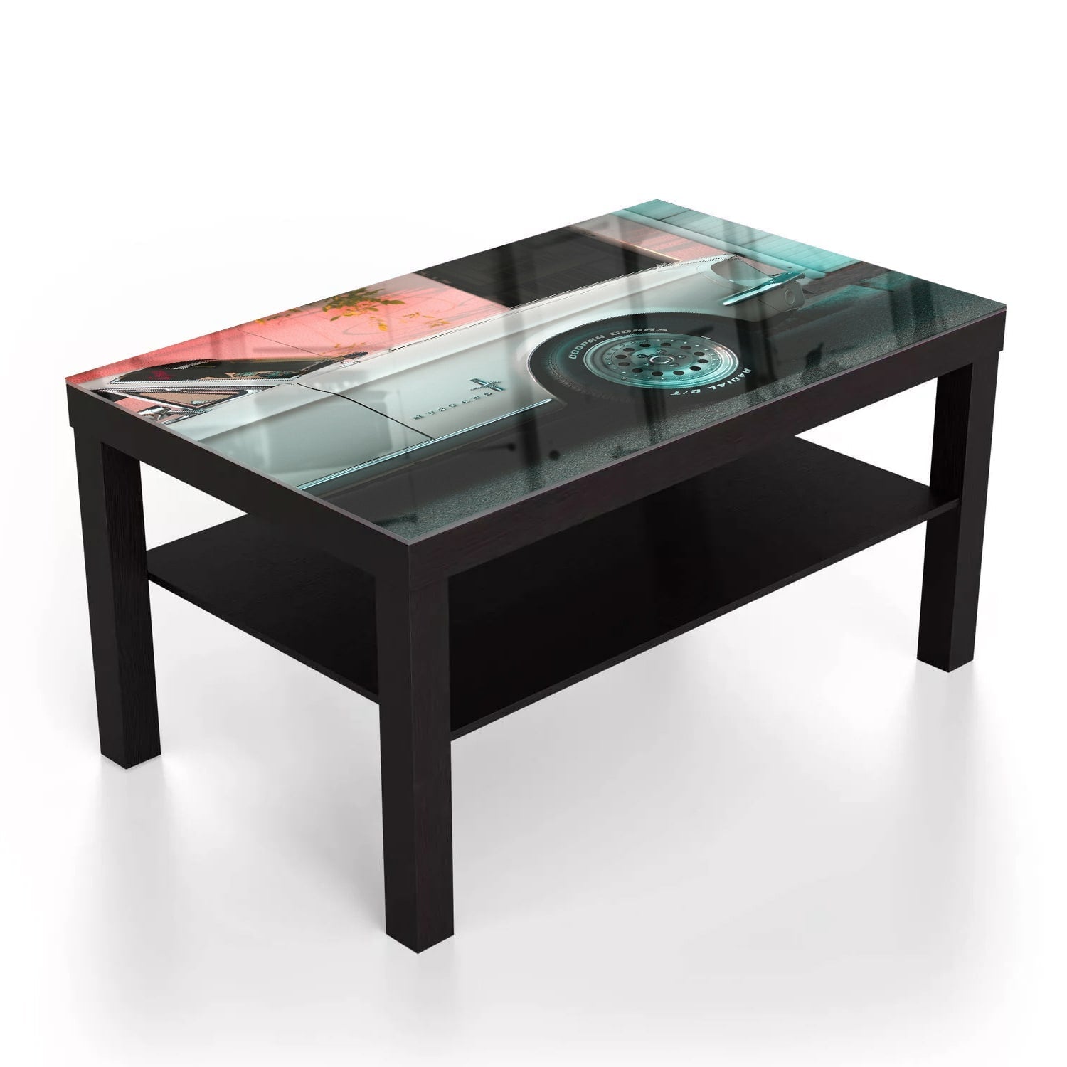 Salontafel 90x55 - Gehard Glas - Ford Mustang