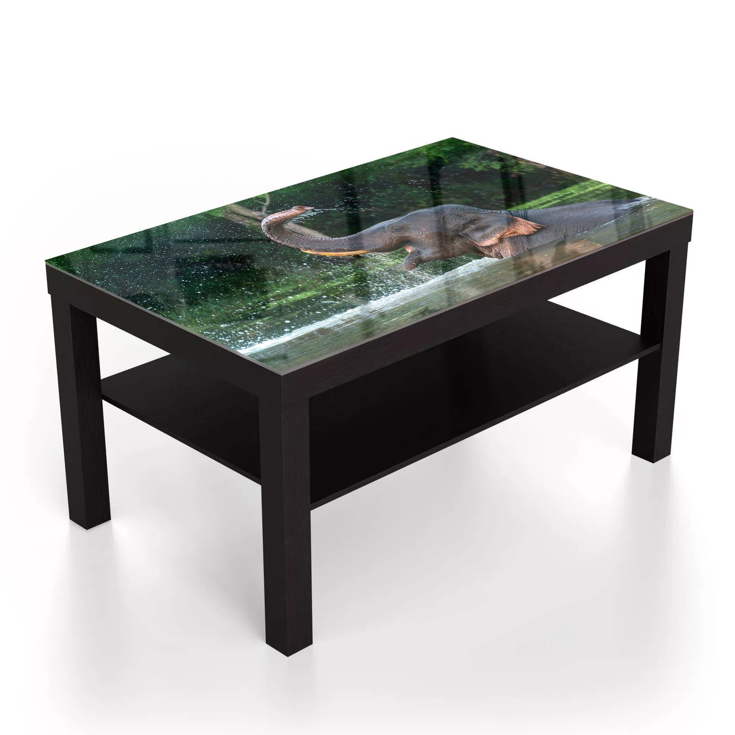 Salontafel 90x55 - Gehard Glas - Badende Olifant