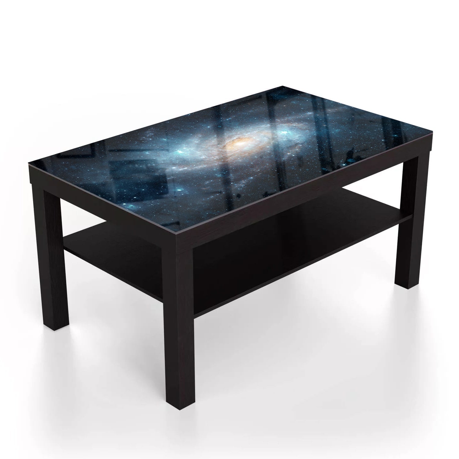 Salontafel 90x55 - Gehard Glas - Spiraalvormig Sterrenstelsel