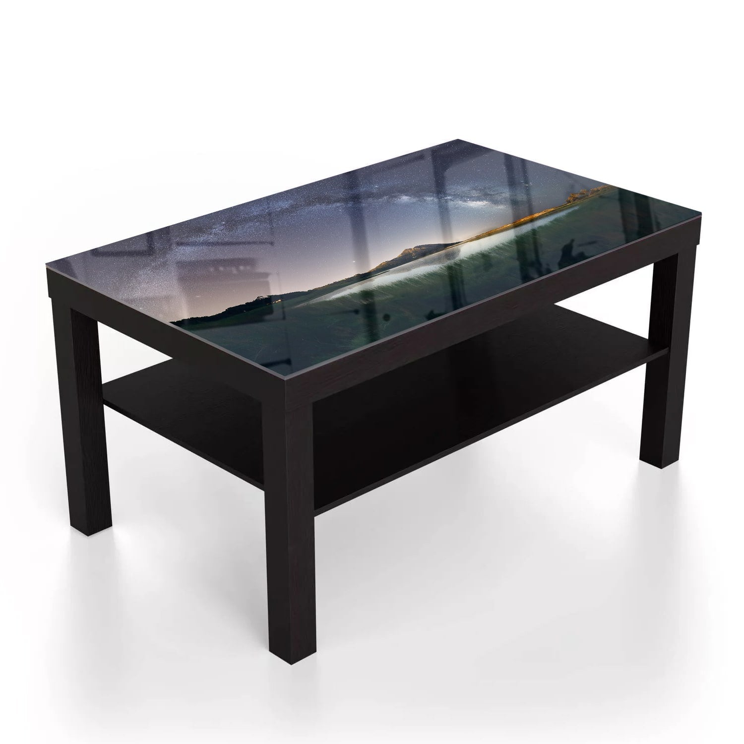 Salontafel 90x55 - Gehard Glas - Melkweg Reflectie