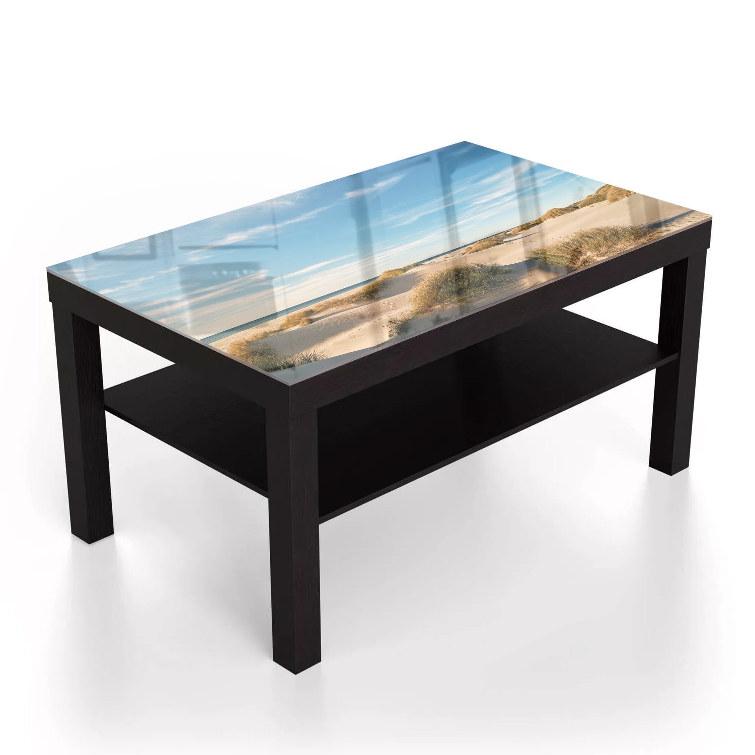 Salontafel 90x55 - Gehard Glas - Duinen bij Deense Kust