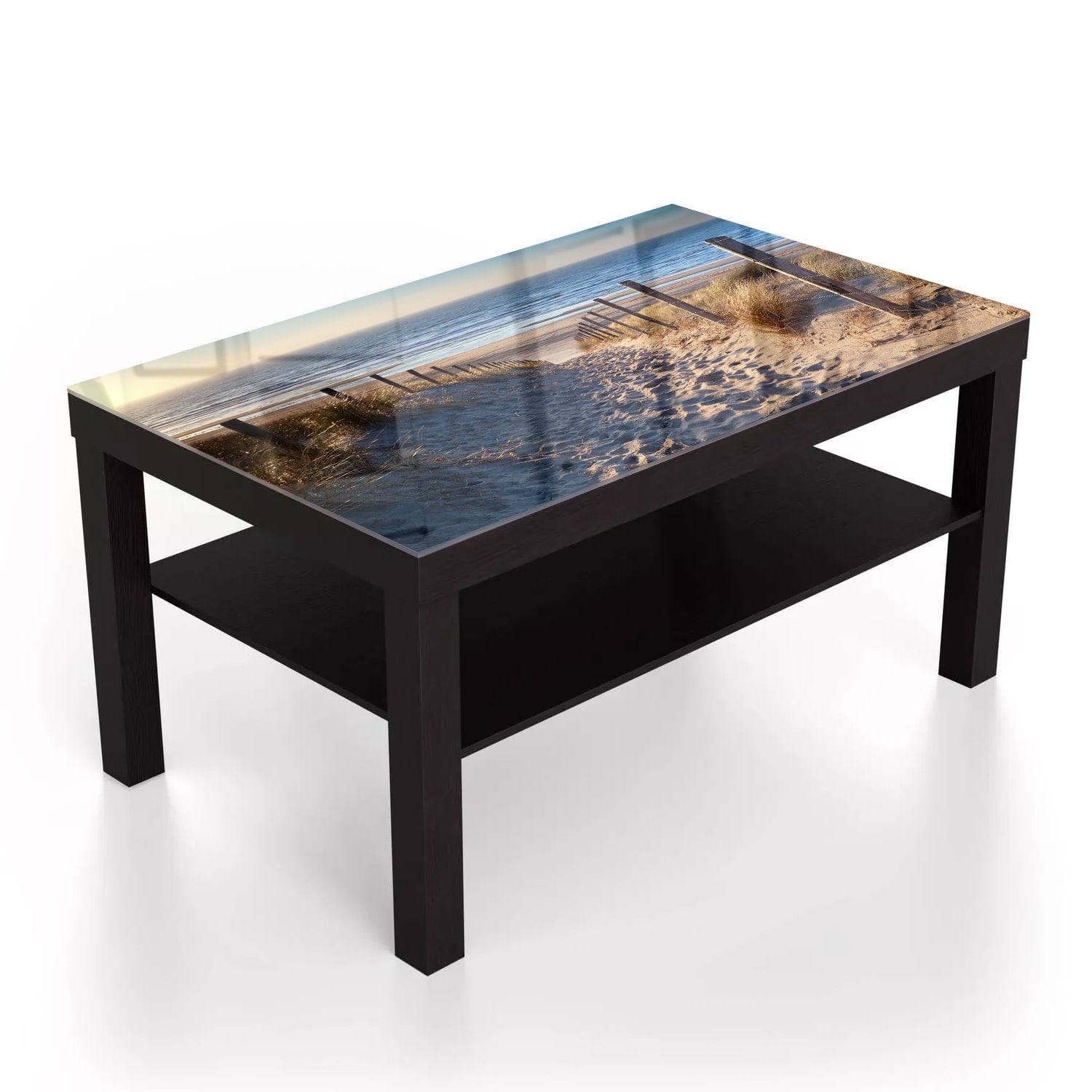 Salontafel 90x55 - Gehard Glas - Pad naar de Noordzee