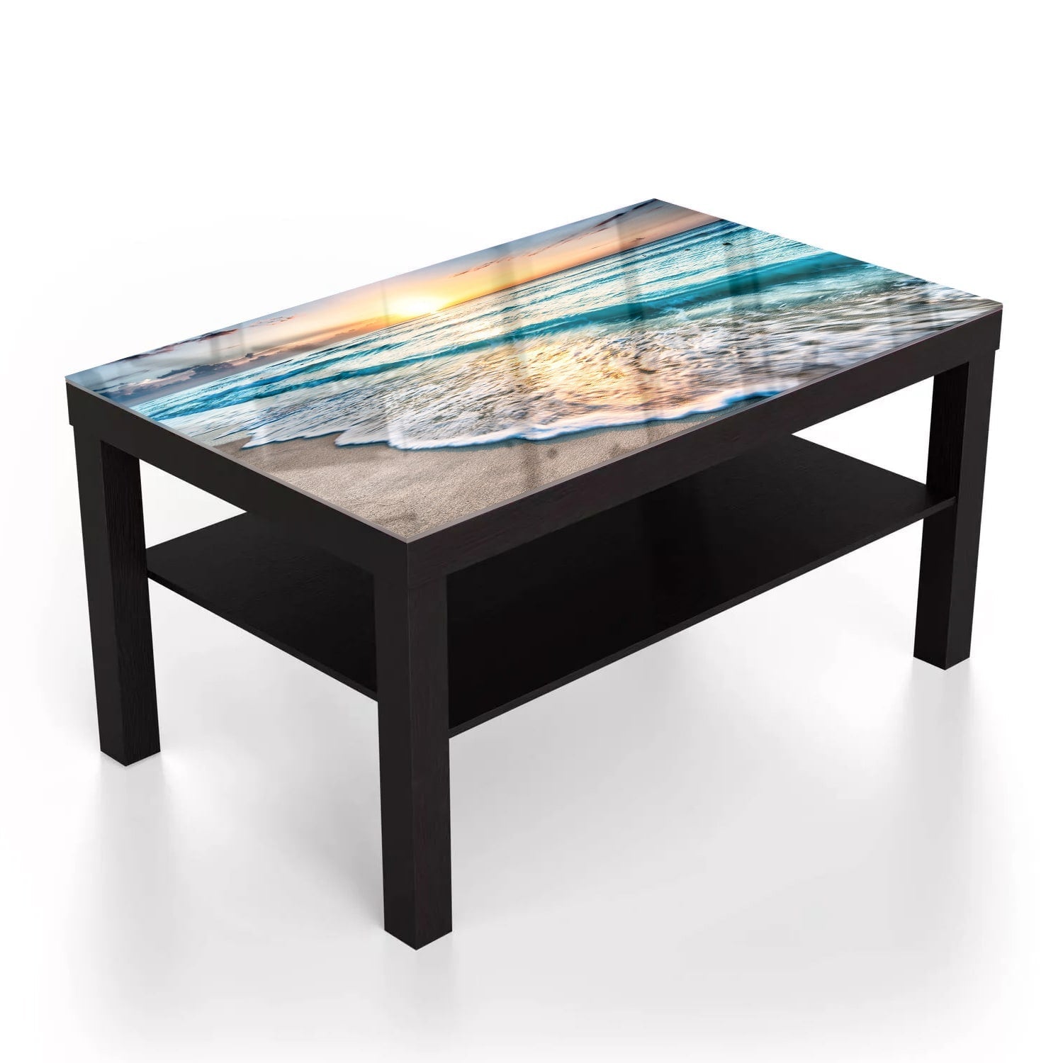 Salontafel 90x55 - Gehard Glas - Strand in CancÃºn