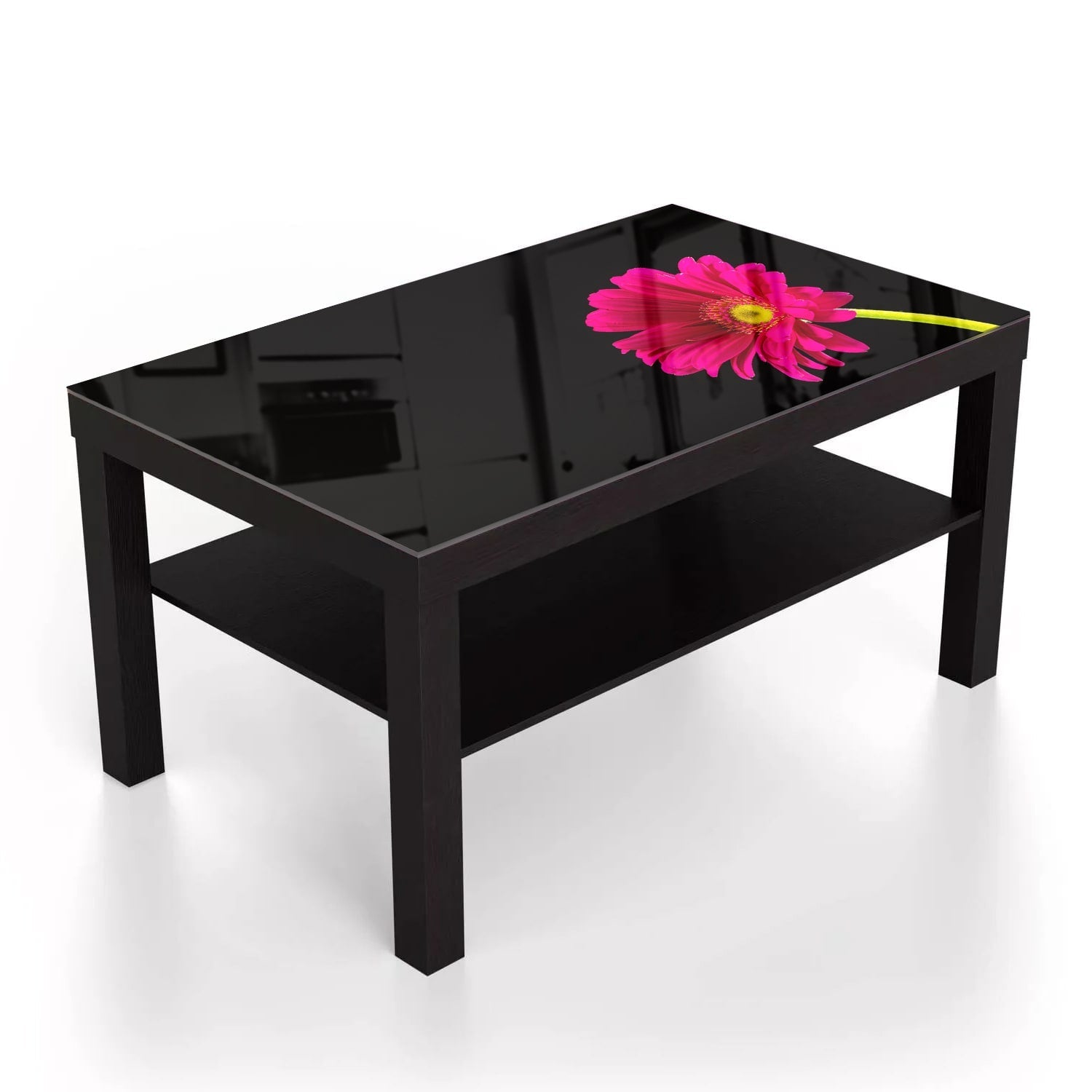 Salontafel 90x55 - Gehard Glas - Stralende Gerbera