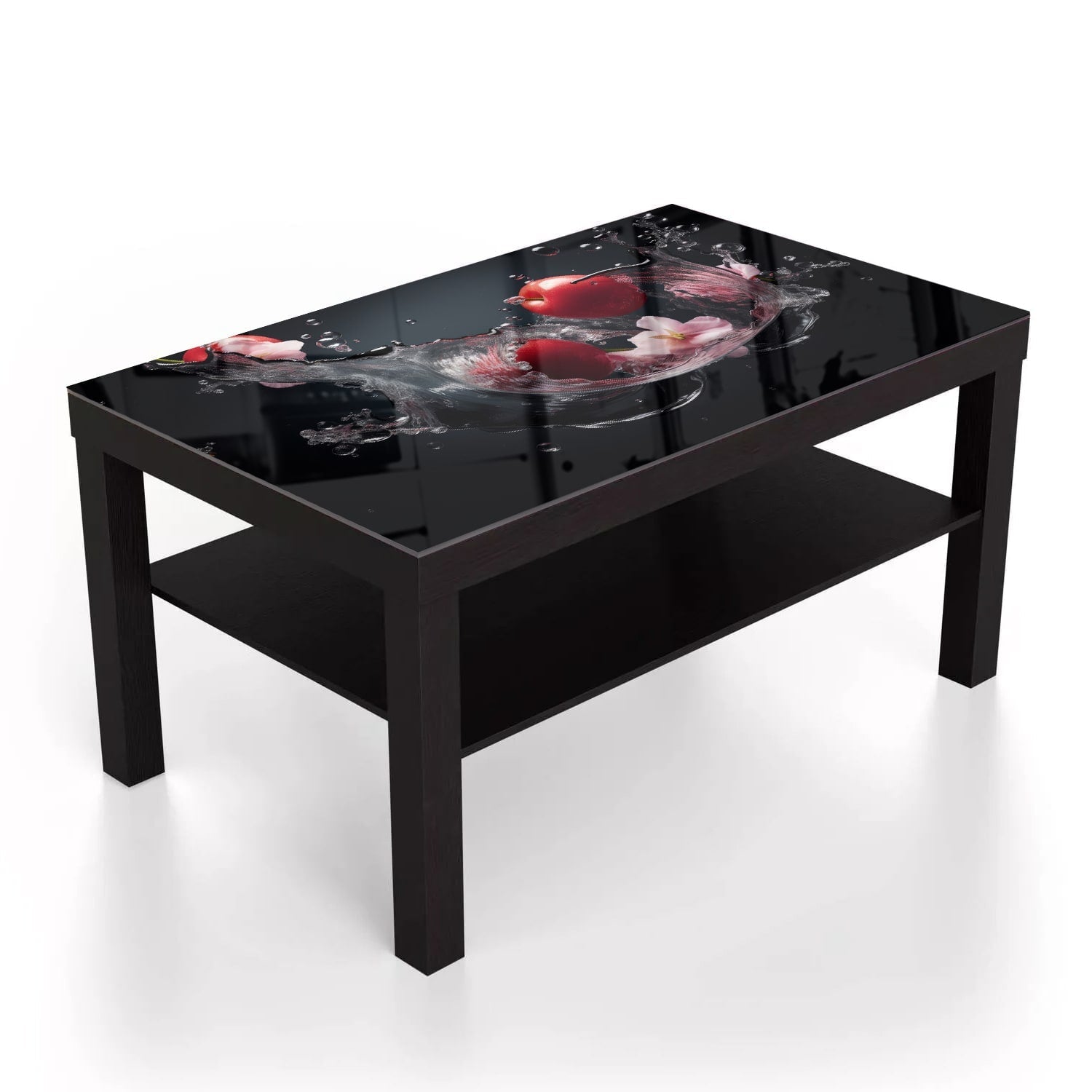 Salontafel 90x55 - Gehard Glas - Tomaten Splash