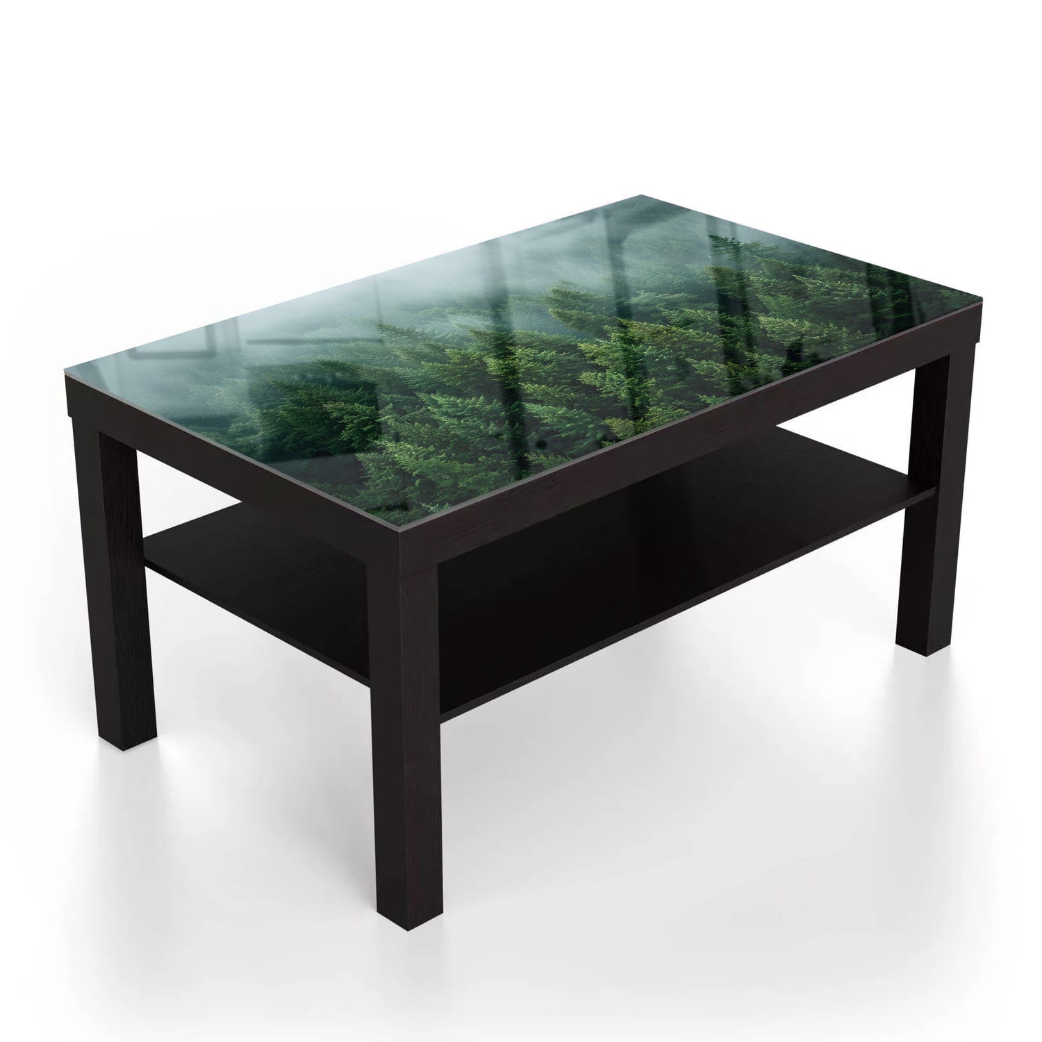 Salontafel 90x55 - Gehard Glas - Dicht Groen Bos