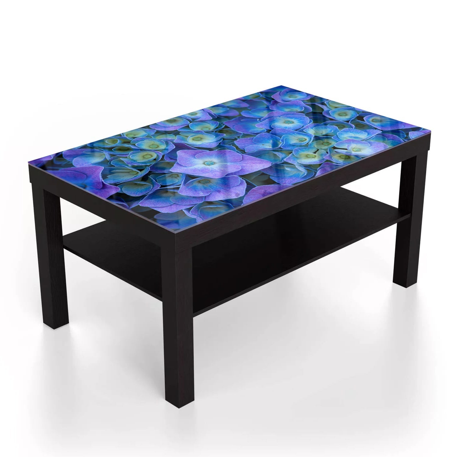 Salontafel 90x55 - Gehard Glas - Hydrangea bloei