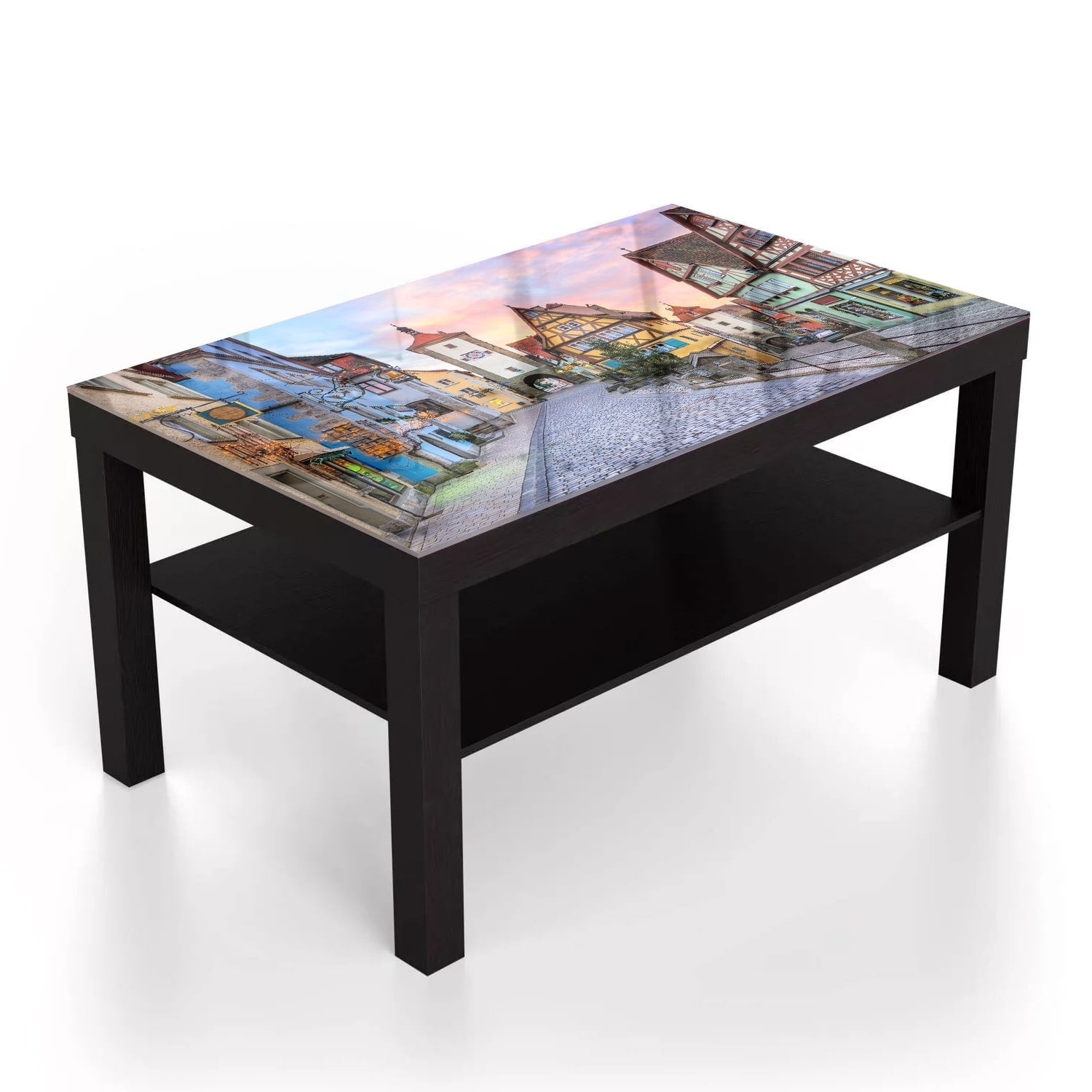 Salontafel 90x55 - Gehard Glas - Prachte Rothenburg Ob Der Tauber
