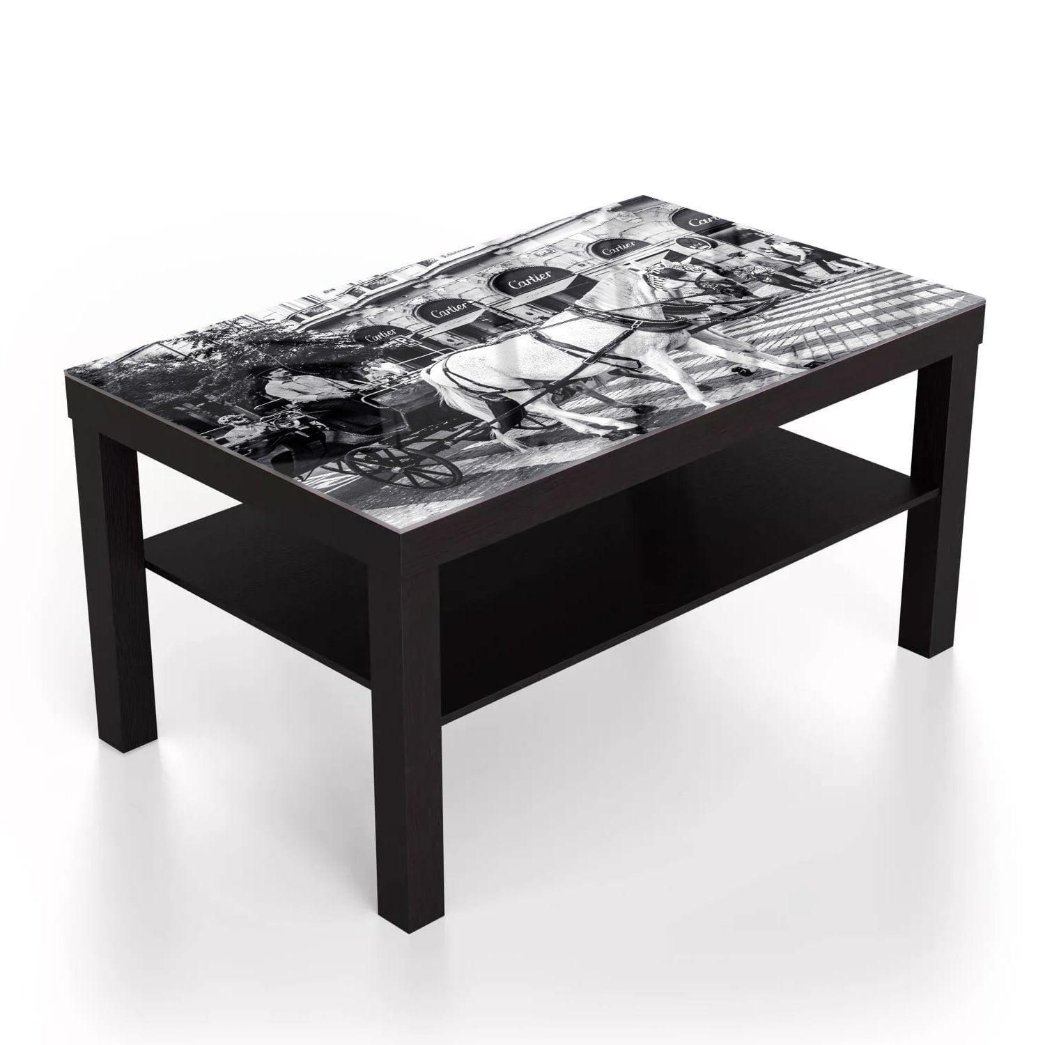 Salontafel 90x55 - Gehard Glas - Paard en Wagen voor Cartier Winkel