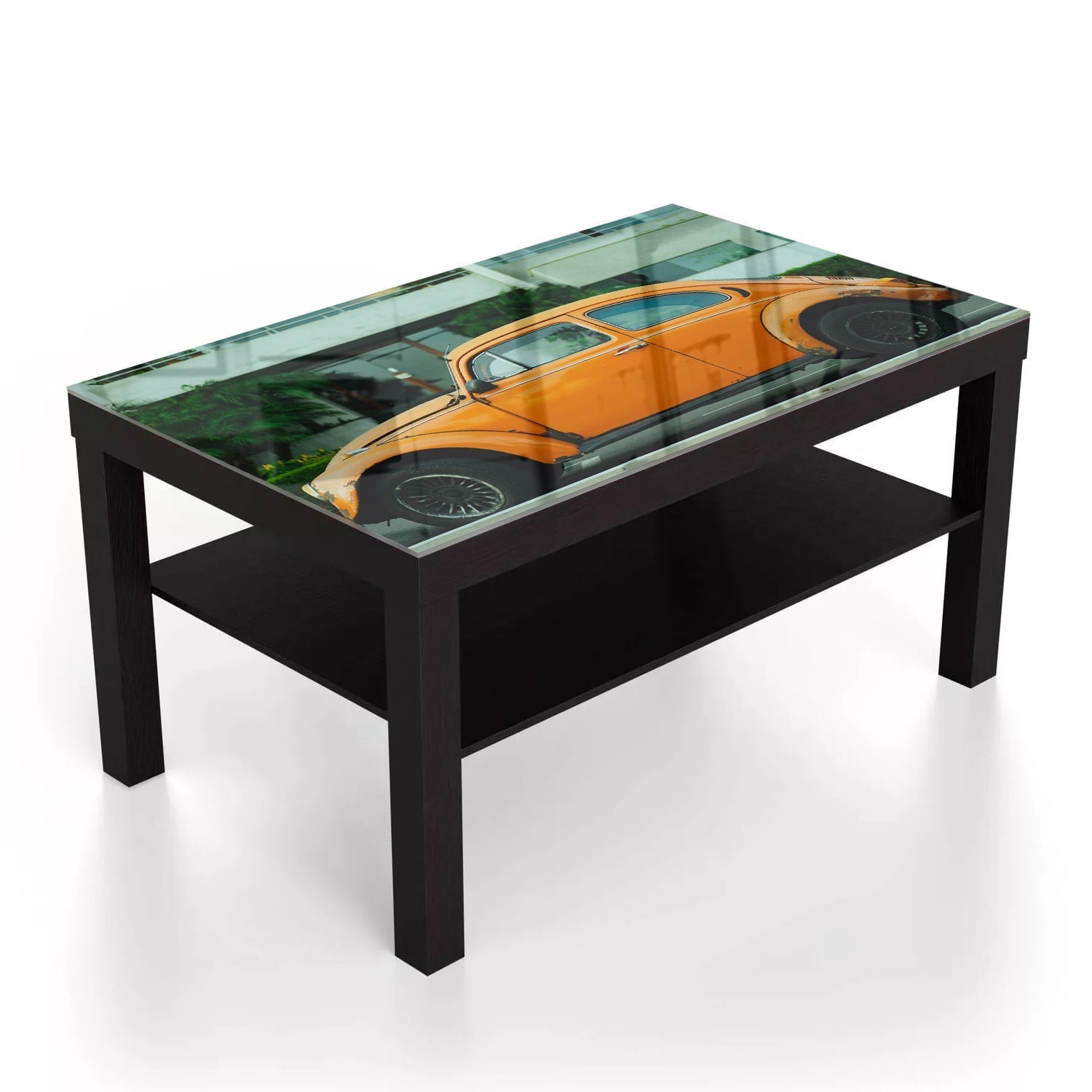 Salontafel 90x55 - Gehard Glas - Volkswagen Kever Geel