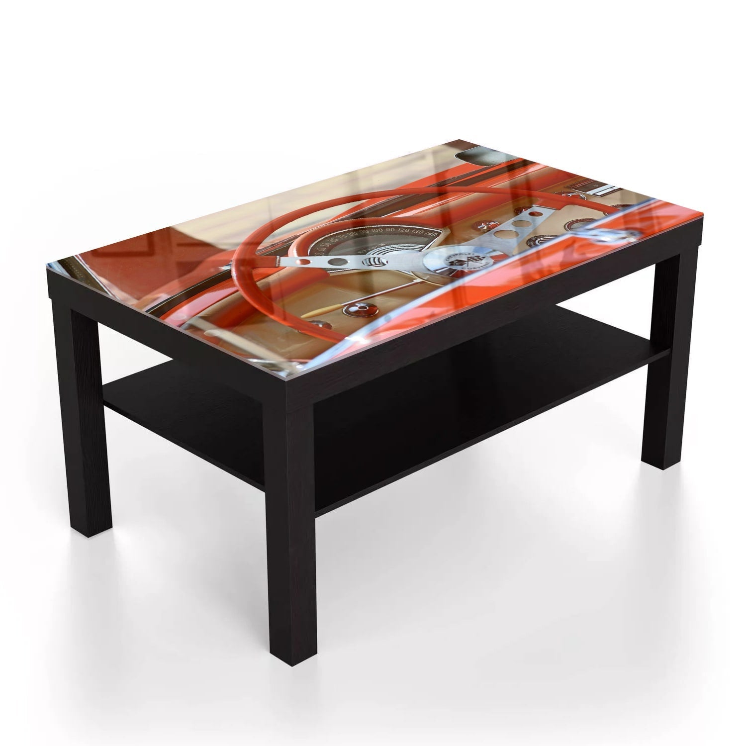 Salontafel 90x55 - Gehard Glas - Corvette Interieur