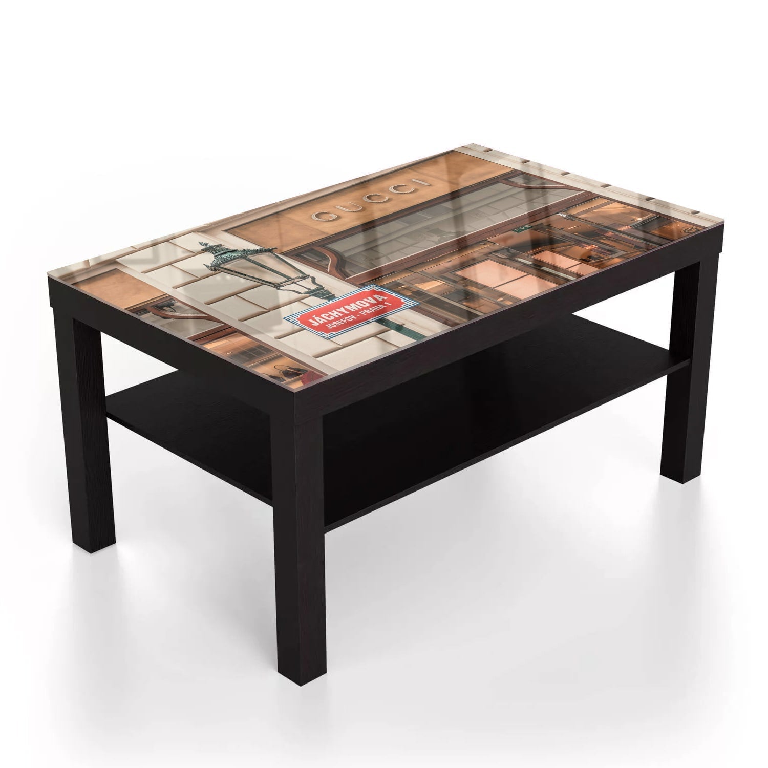 Salontafel 90x55 - Gehard Glas - Gucci Winkel Front