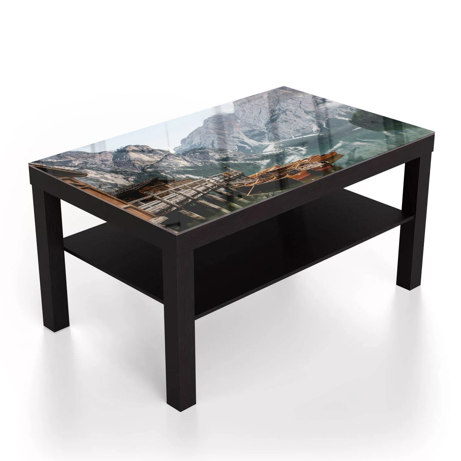 Salontafel 90x55 - Gehard Glas - Pragser Wildsee
