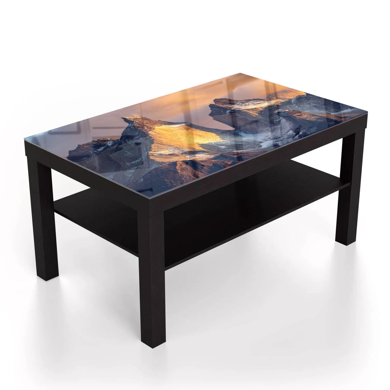 Salontafel 90x55 - Gehard Glas - Hoge Ruwe Bergen