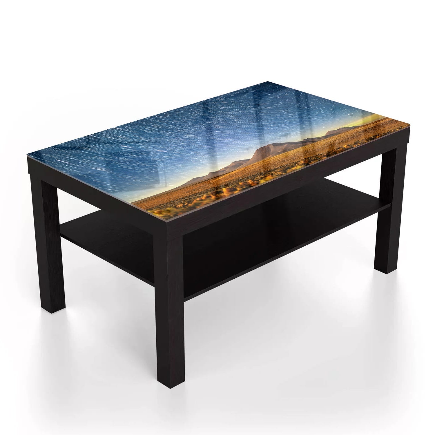 Salontafel 90x55 - Gehard Glas - Sterrenhemel in de Woestijn