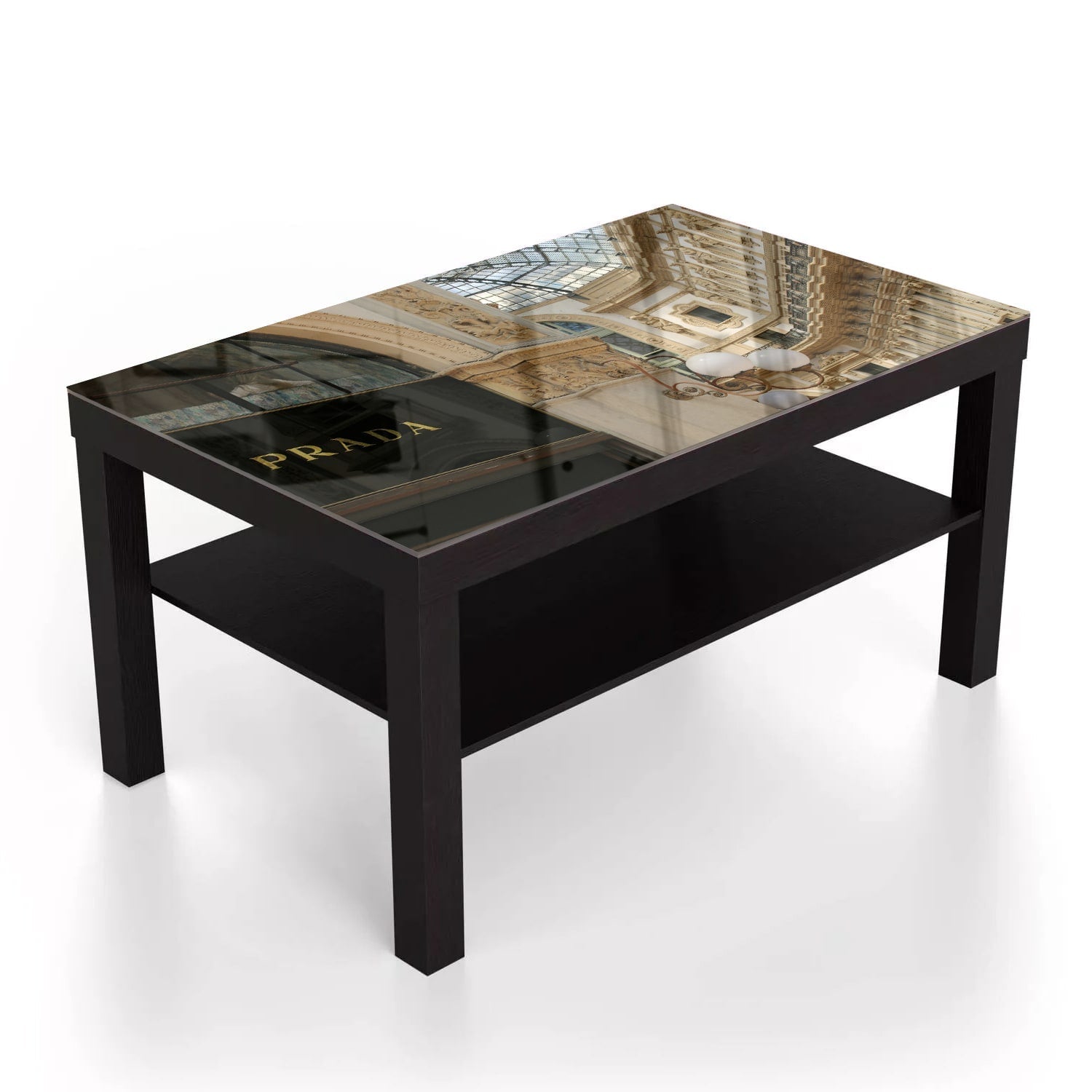 Salontafel 90x55 - Gehard Glas - Prada Winkel