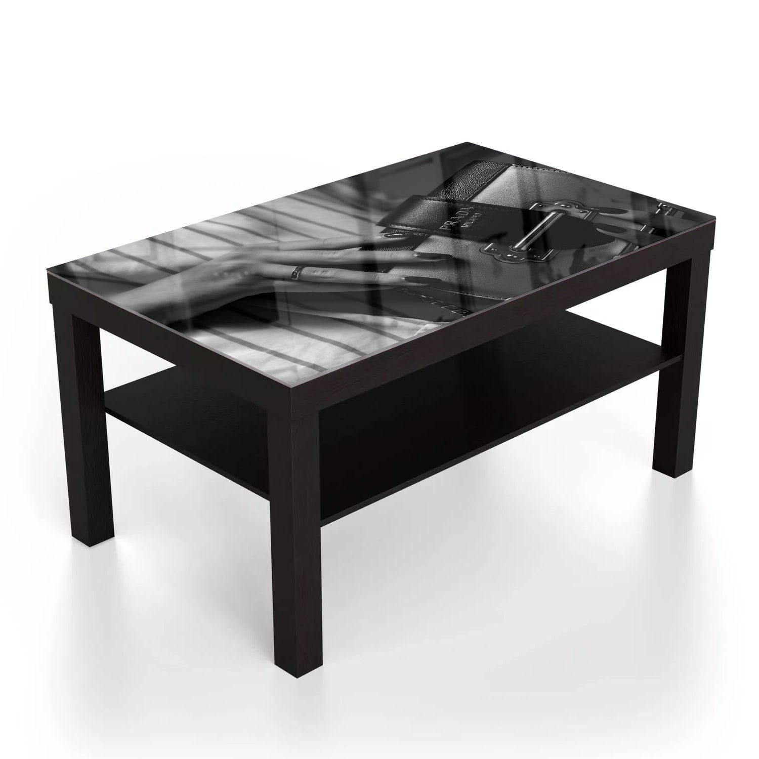 Salontafel 90x55 - Gehard Glas - Prada Tas