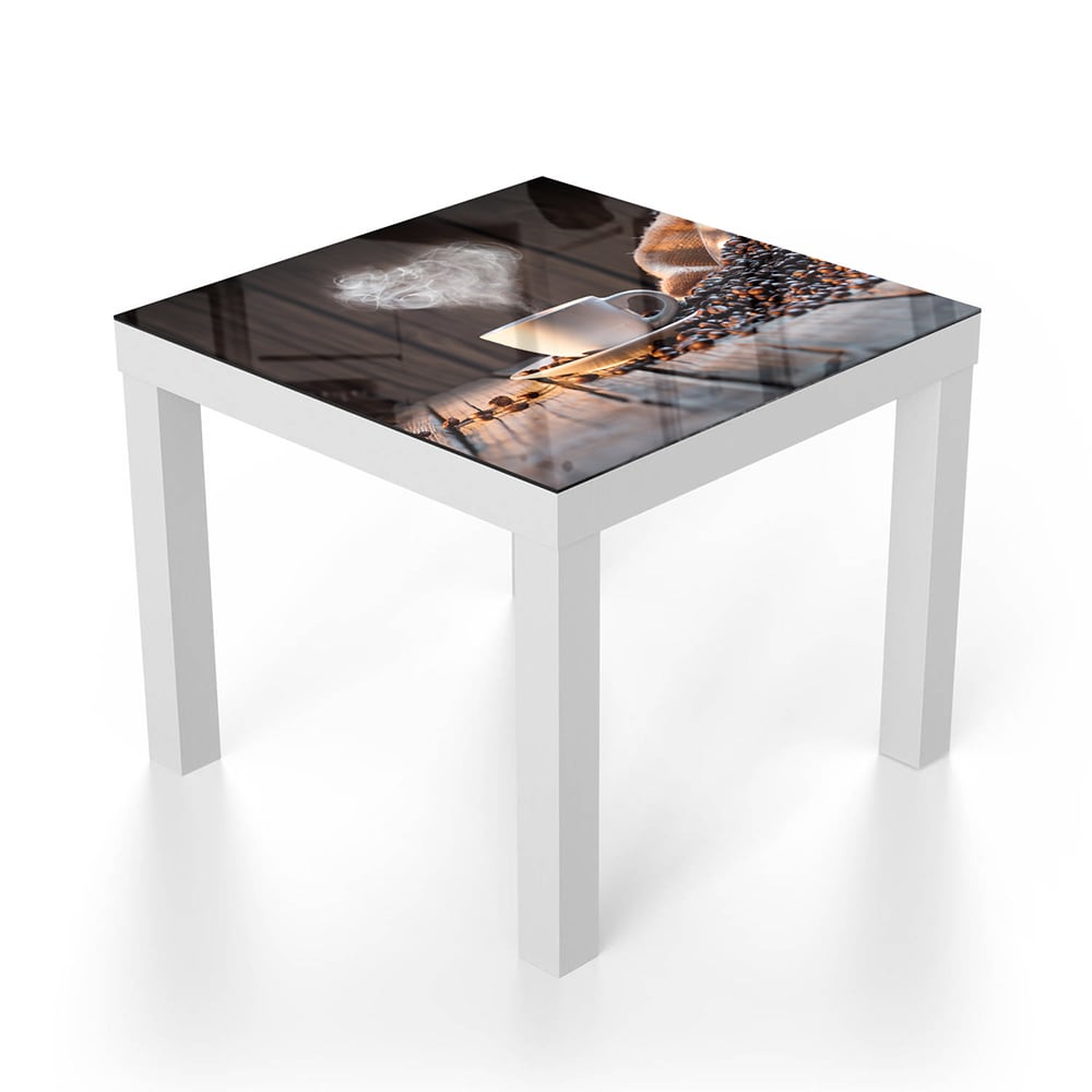 Salontafel 55x55 - Gehard Glas - Koffie Moment