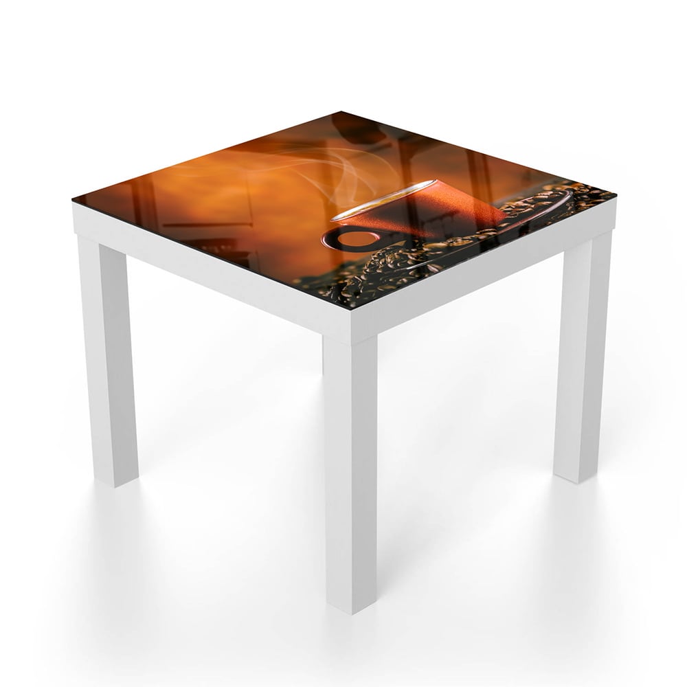 Salontafel 55x55 - Gehard Glas - Koffie Aroma