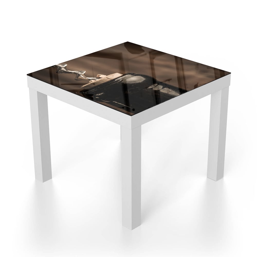 Salontafel 55x55 - Gehard Glas - Wijnfles Openen