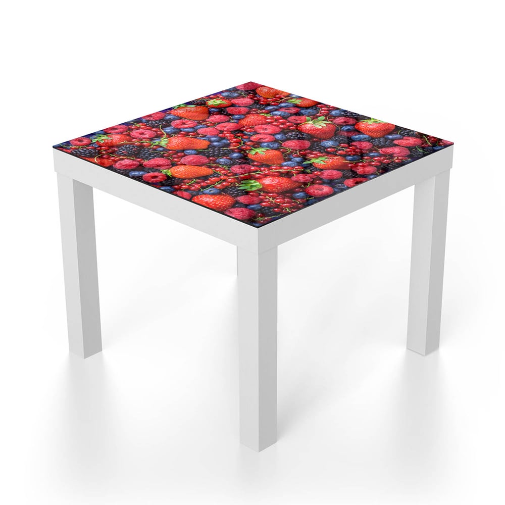 Salontafel 55x55 - Gehard Glas - Zomerfruit