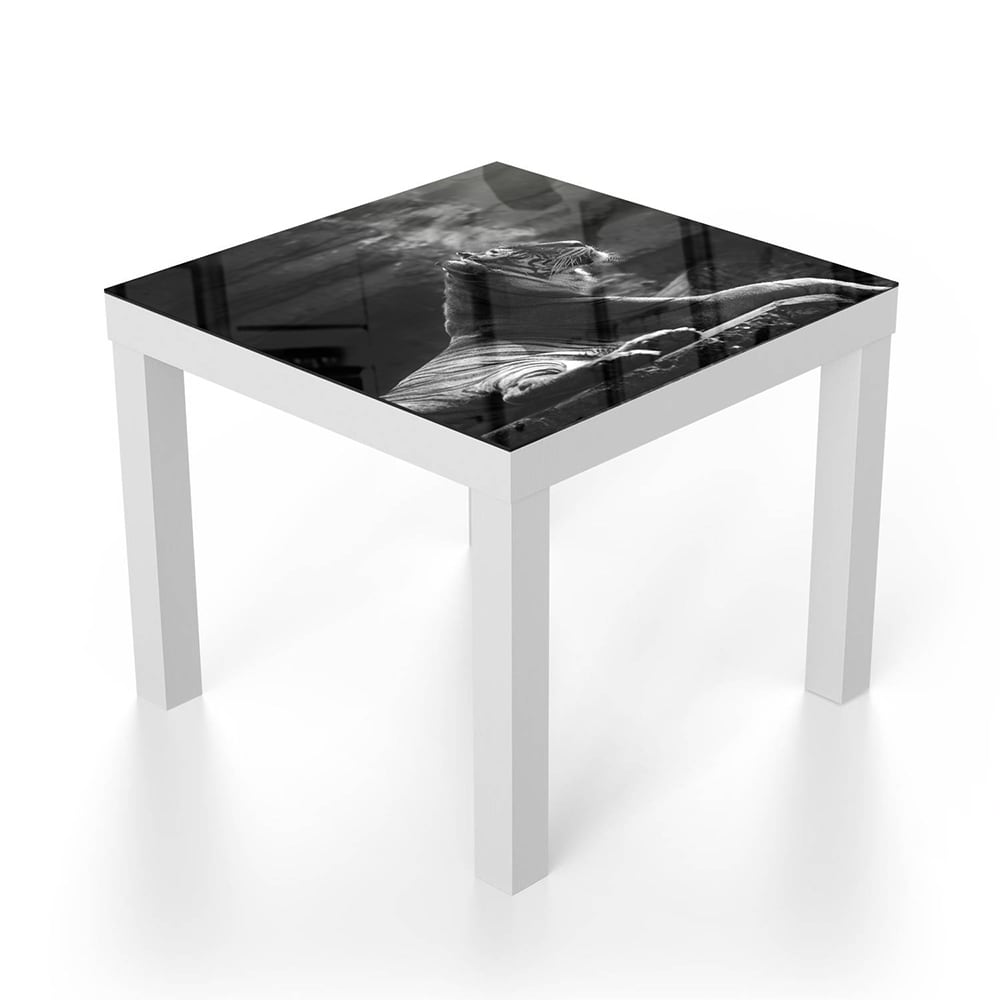 Salontafel 55x55 - Gehard Glas - Sumatraanse Tijger