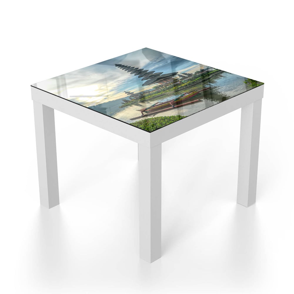 Salontafel 55x55 - Gehard Glas - Hindoeïstische Tempel