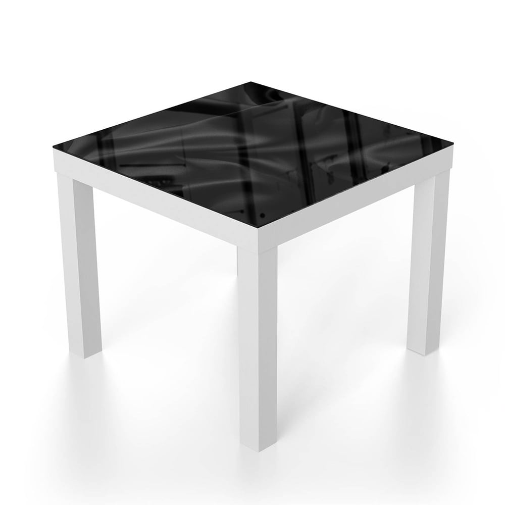 Salontafel 55x55 - Gehard Glas - Zwarte Zijde