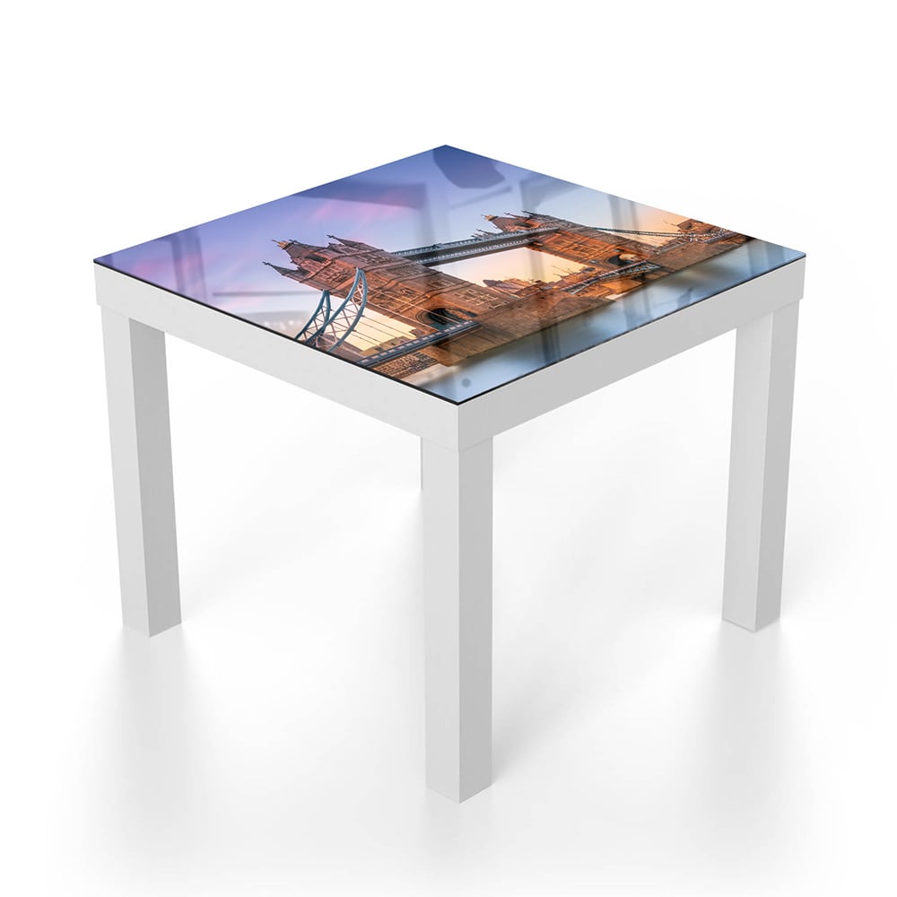 Salontafel 55x55 - Gehard Glas - Tower Bridge bij Zonsondergang