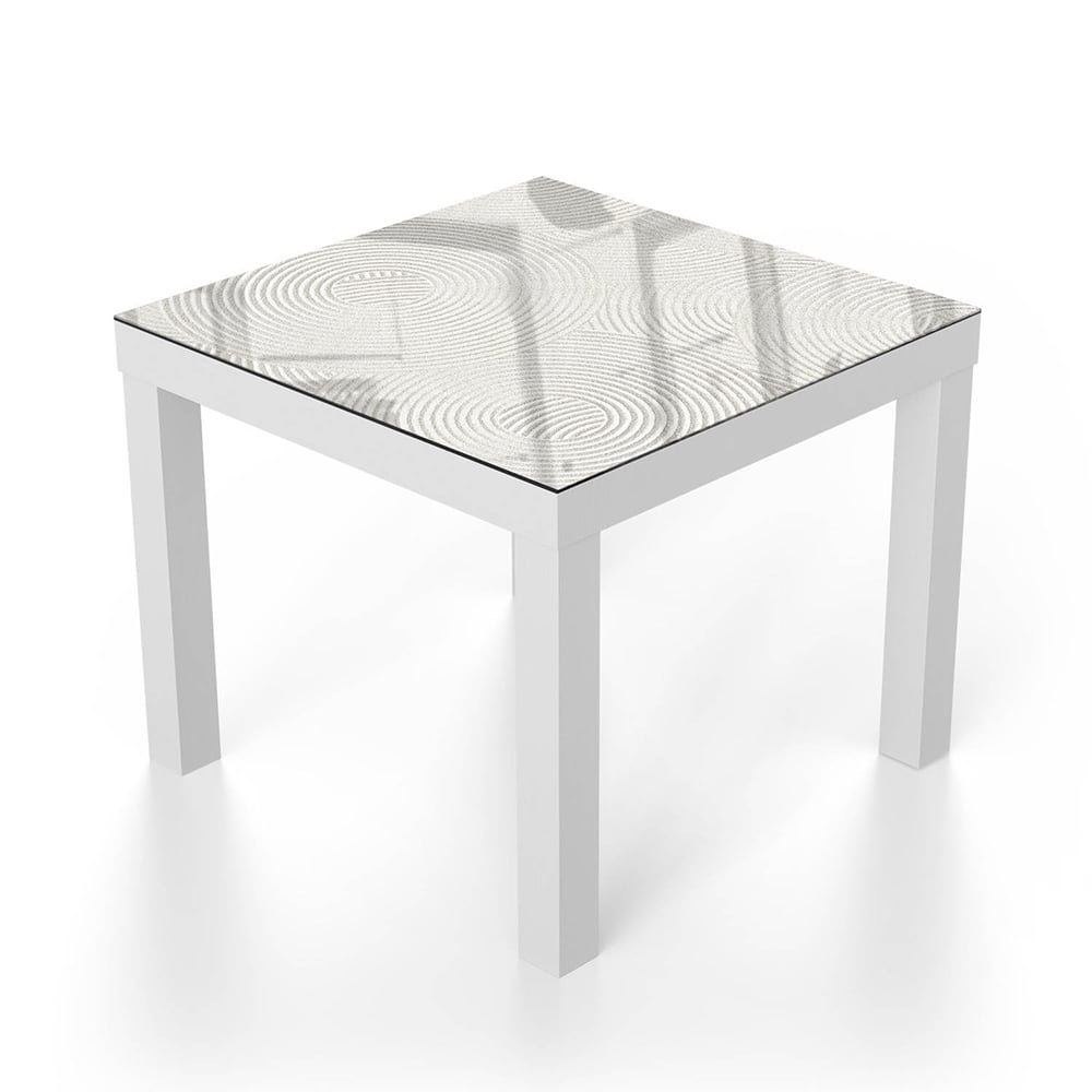 Salontafel 55x55 - Gehard Glas - Zen Patroon