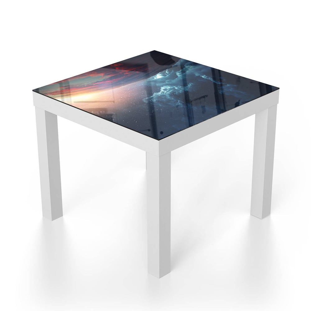 Salontafel 55x55 - Gehard Glas - Baan van de Planeet