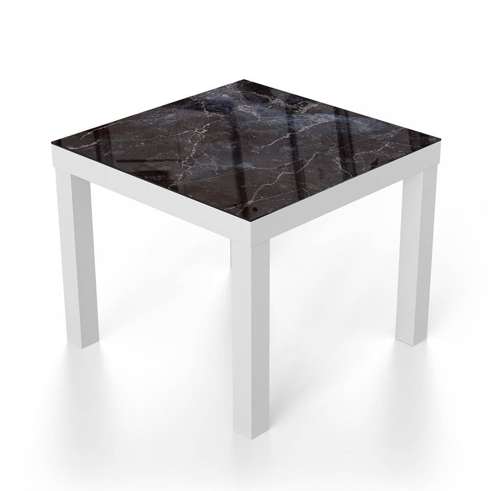 Salontafel 55x55 - Gehard Glas - Middernachtblauw Marmer