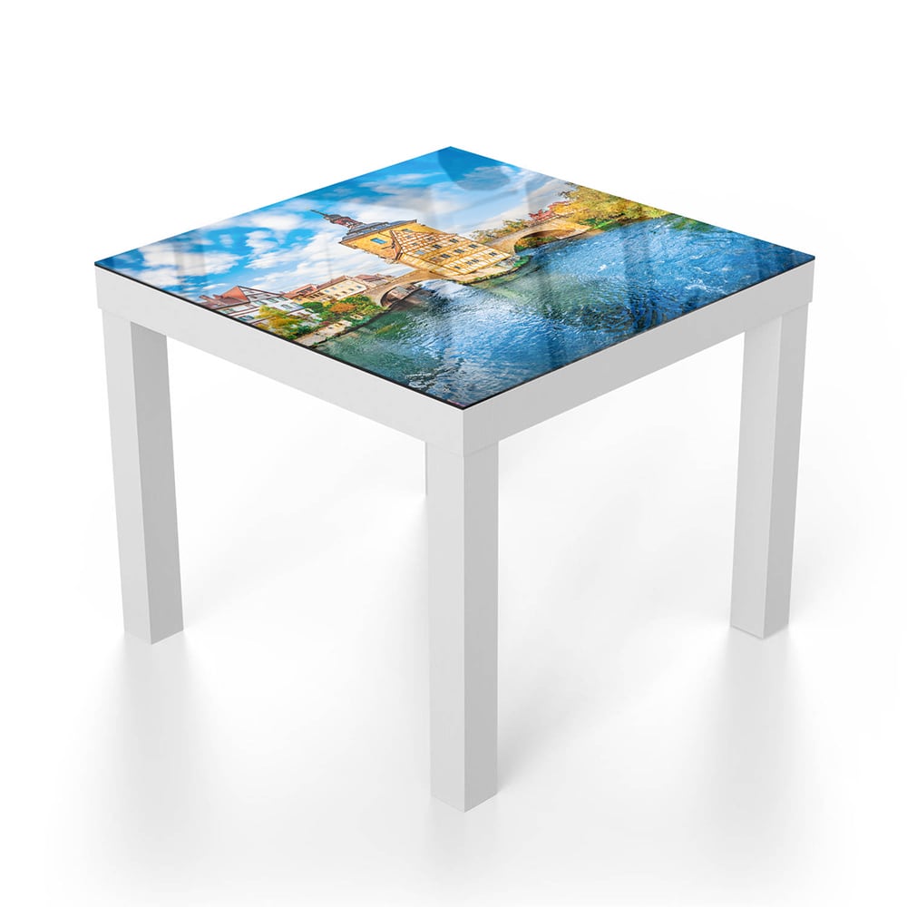 Salontafel 55x55 - Gehard Glas - Oude Stad van Bamberg