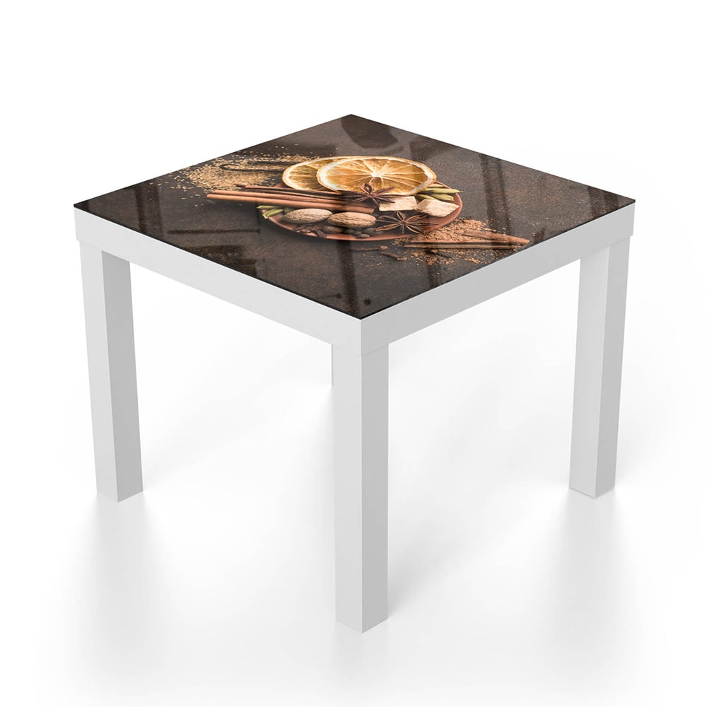 Salontafel 55x55 - Gehard Glas - Kaneel & Citrus