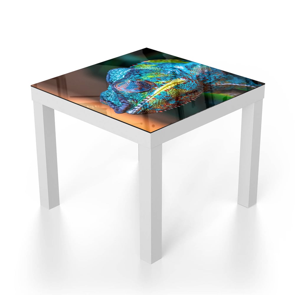 Salontafel 55x55 - Gehard Glas - Gekleurde Kameleon