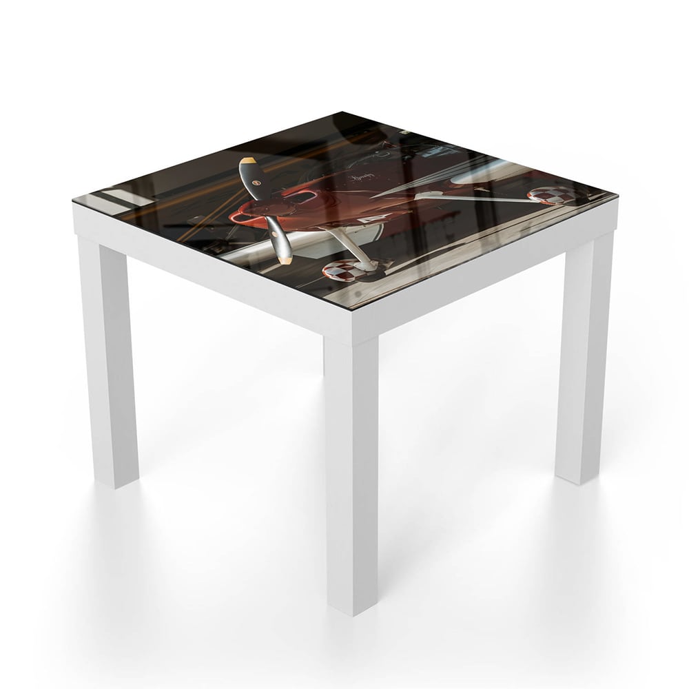 Salontafel 55x55 - Gehard Glas - Sportvliegtuig