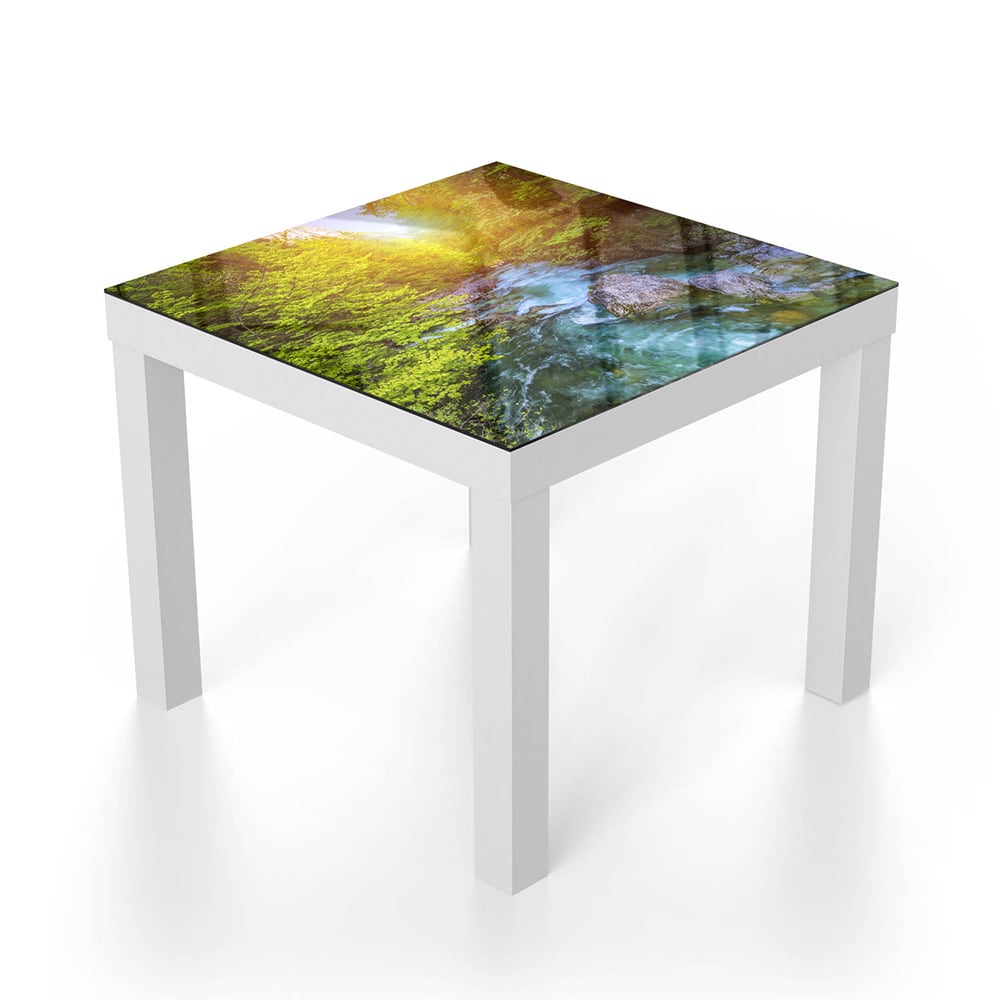 Salontafel 55x55 - Gehard Glas - Kristalhelder Bergwater