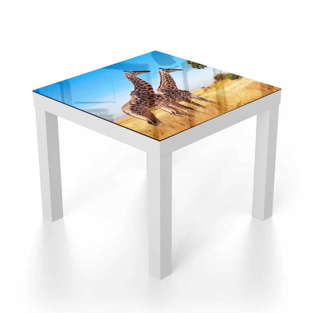 Salontafel 55x55 - Gehard Glas - Giraffen