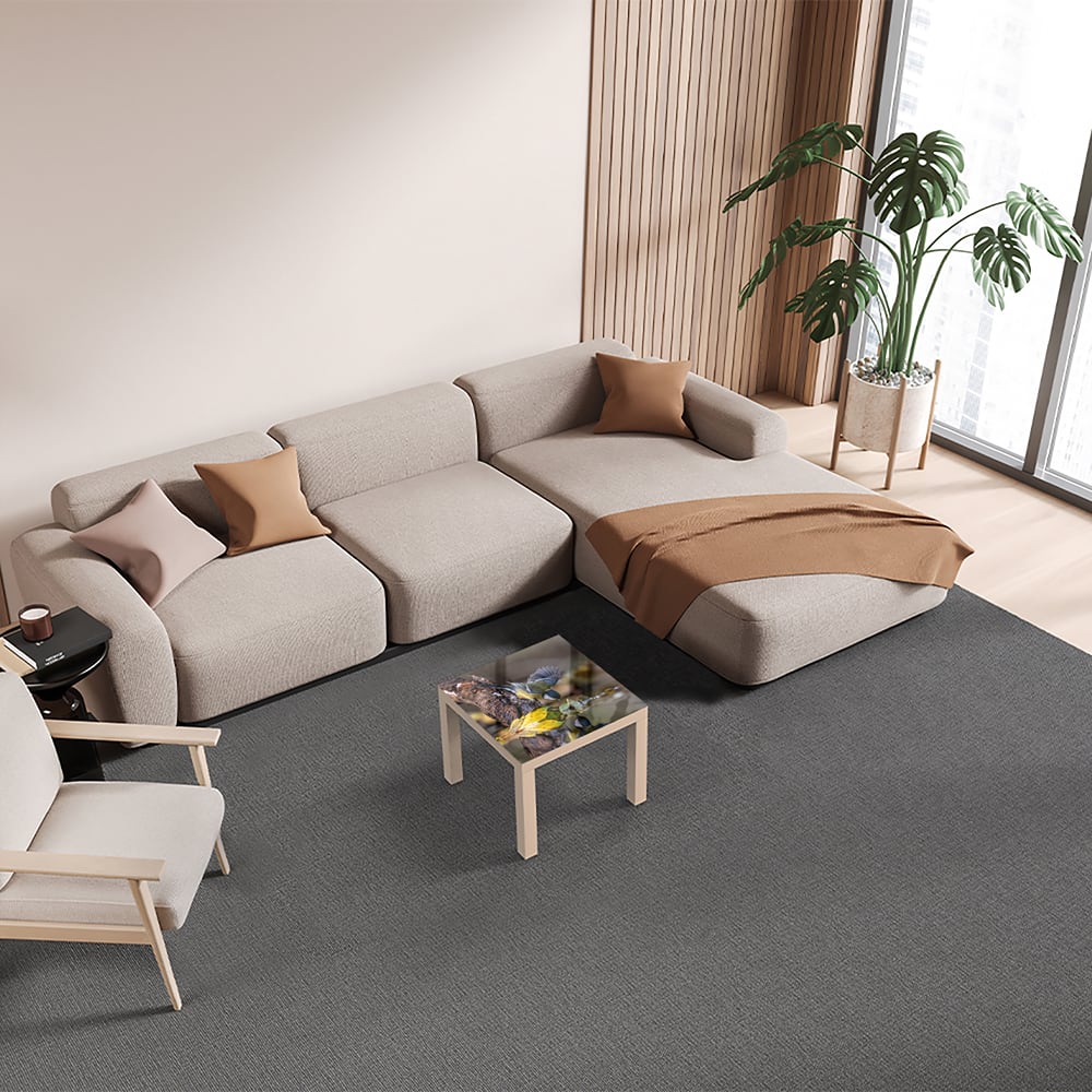 Salontafel 55x55 - Gehard Glas - Koolmeesje bij het water