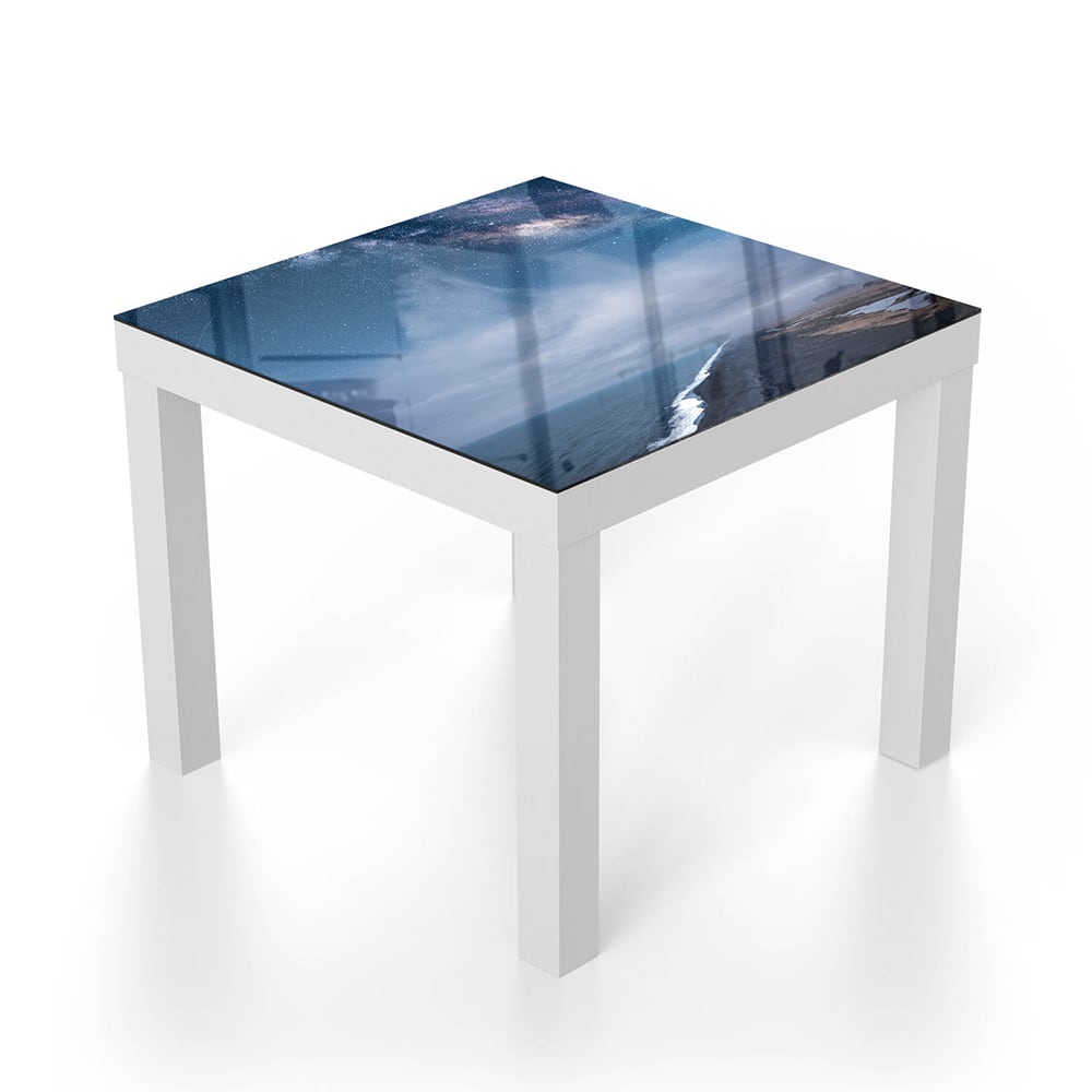 Salontafel 55x55 - Gehard Glas - Melkweg Boven het Strand