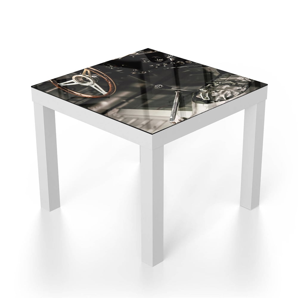 Salontafel 55x55 - Gehard Glas - Auto Interieur Kaal