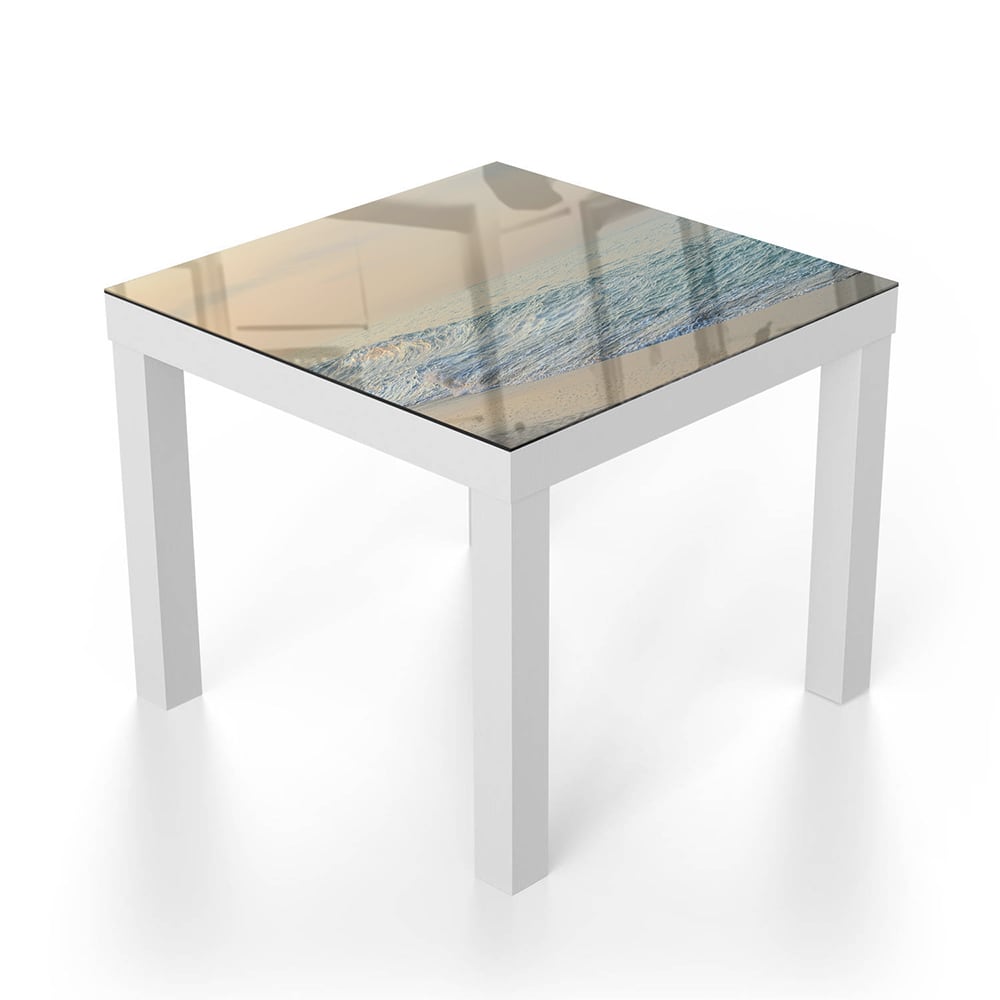 Salontafel 55x55 - Gehard Glas - Golvende Oceaan