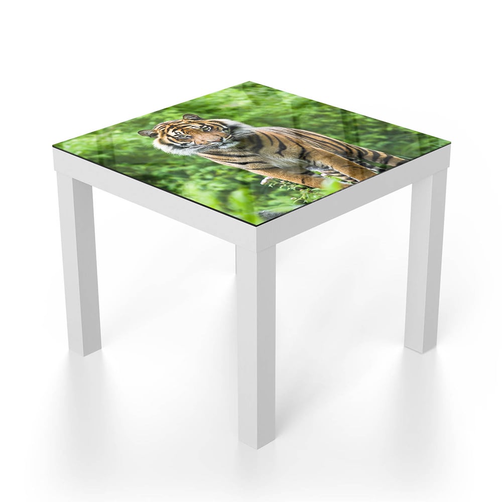 Salontafel 55x55 - Gehard Glas - Bengaalse Tijger