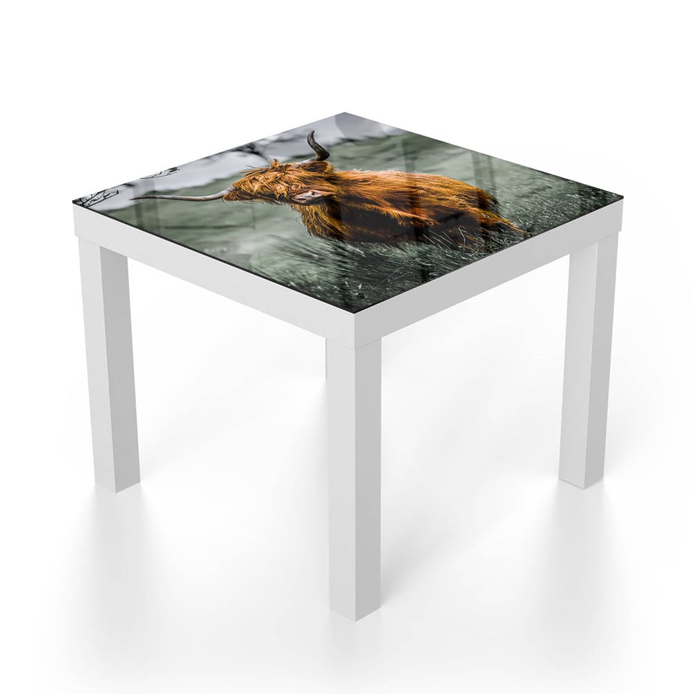 Salontafel 55x55 - Gehard Glas - Schotse Hooglander