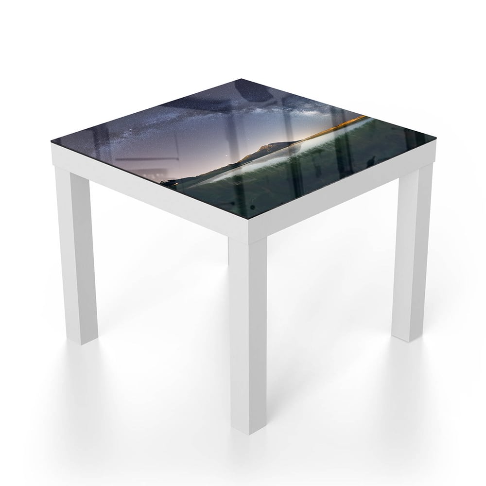 Salontafel 55x55 - Gehard Glas - Melkweg Reflectie